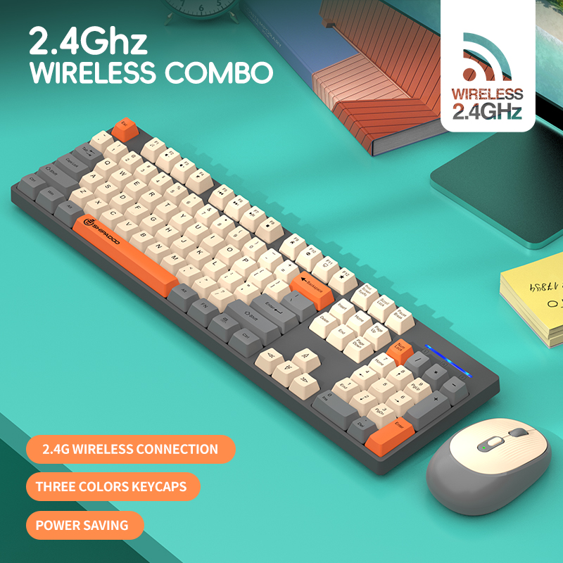 2.4G Wireless 104Keys Full-Siz - Pc Gaming Fullset review and price