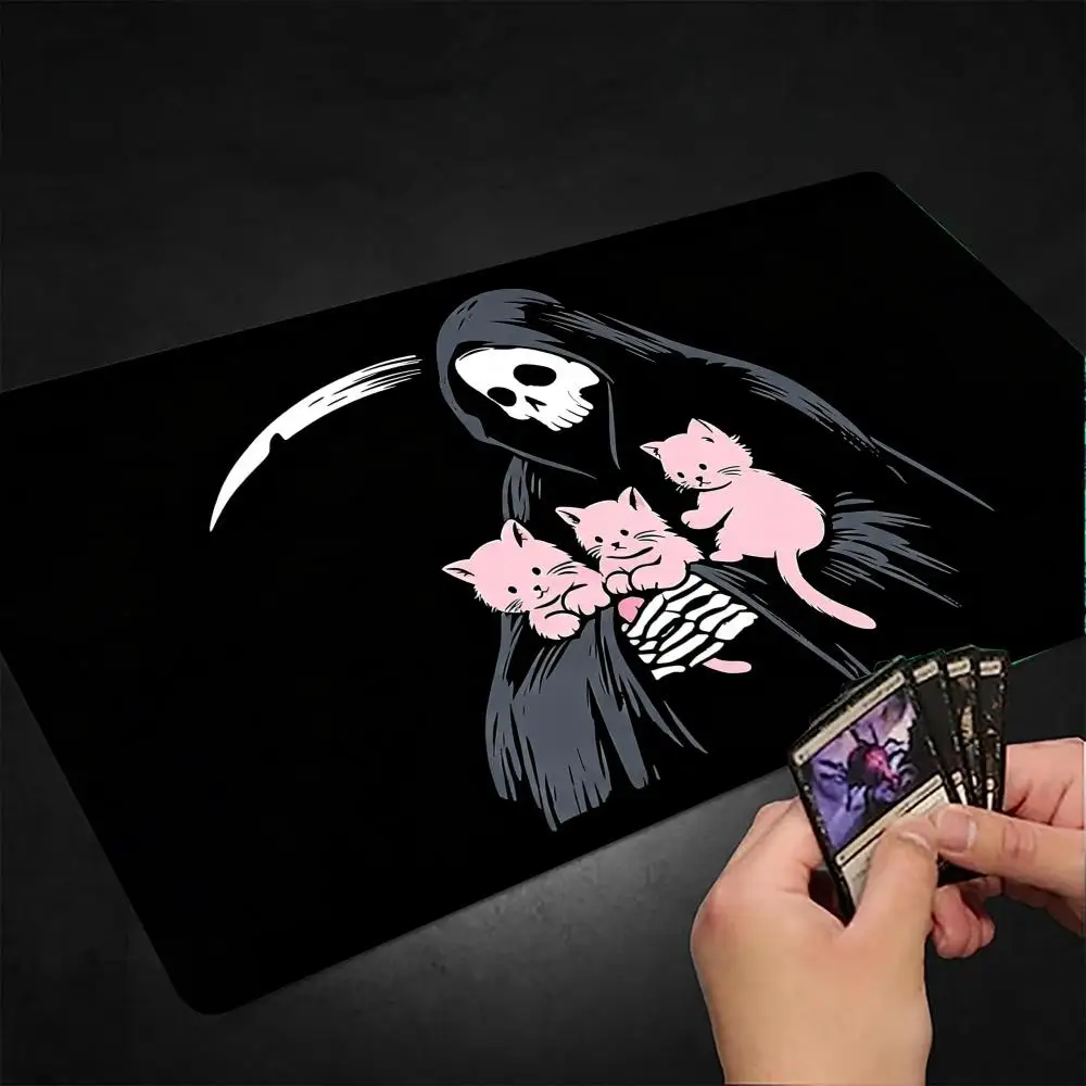 Grim Reaper Holding Pink Kitte - Pc Gaming Pink review and price