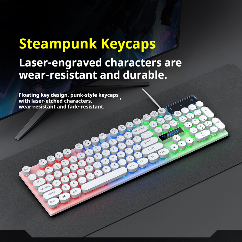 T11 T-WOLF Gaming Keyboard 104 - Pc Gaming Fullset review and price